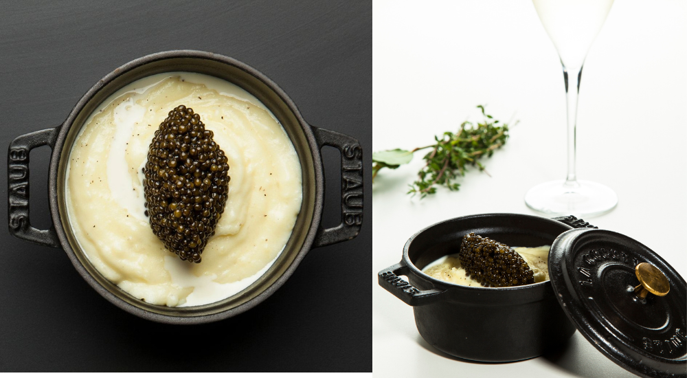 Mousseline de Pommes de Terre au Caviar